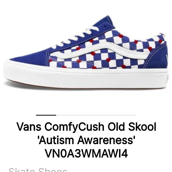 Unisex "Autism Awareness" Sneakers by Vans - Picture 1 of 7